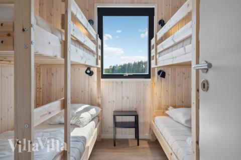 Det finnes 16 soveplasser i luksushus nr. 604