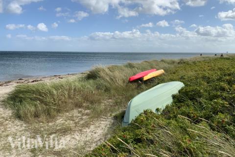Stranden nær luksushus nr. 606.