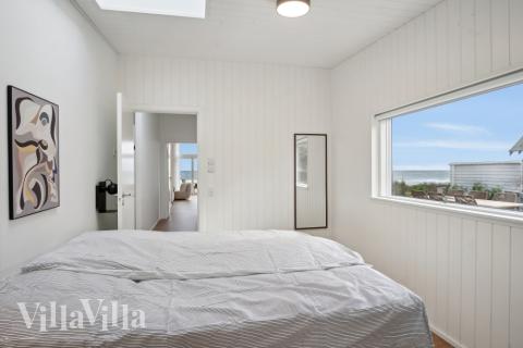 Et av de 3 soverommene i luksushus nr. 606 i Østjylland.