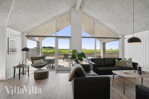 Sofakroken i luksushus nr. 614 i Fyn og øyer.