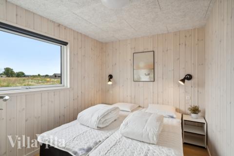 Et av de 5 soverommene i luksushus nr. 617 i Fyn og øyer.