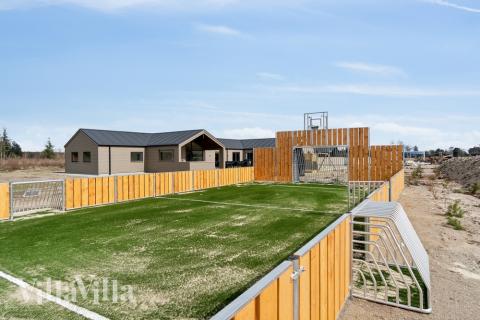 Stort utvalg av utendørsaktiviteter ved luksushus nr. 619 i Nordjylland.