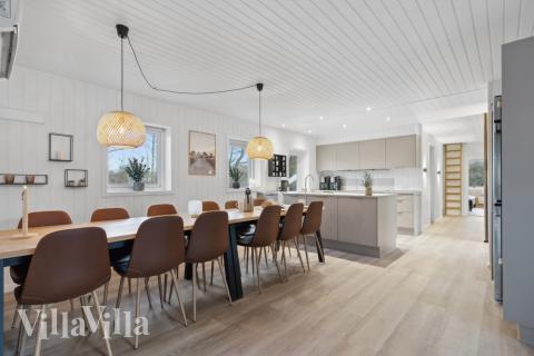 Luksushus nr. 623 har et flott oppholdsrom.