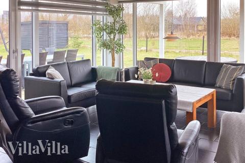 Sofakroken i luksushus nr. 626 i Lolland/Falster/Møn.