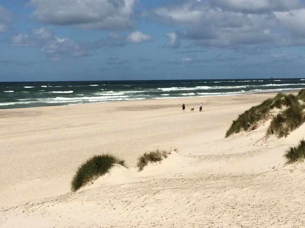 Stranden nær luksushus nr. 627.