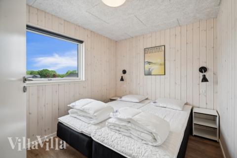 Et av de 7 soverommene i luksushus nr. 632 i Sydjylland.