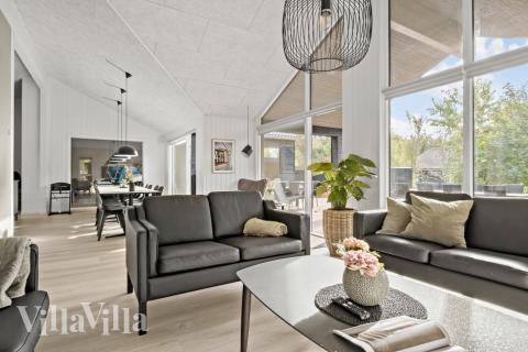 Sofakroken i luksushus nr. 638 i Nordsjælland.