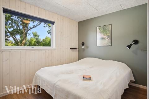 Et av de 5 soverommene i luksushus nr. 640 i Østjylland.