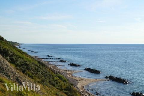 Stranden nær luksushus nr. 641.