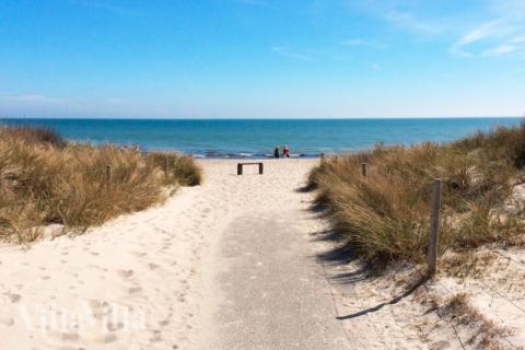 Stranden nær luksushus nr. 642.