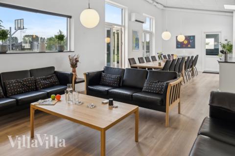 Sofakroken i luksushus nr. 642 i Lolland/Falster/Møn.