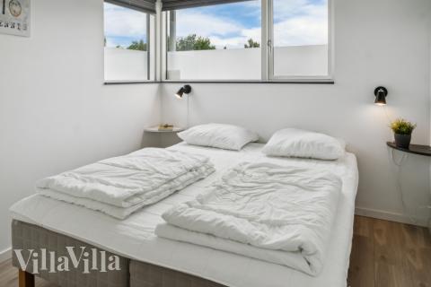 Et av de 6 soverommene i luksushus nr. 642 i Lolland/Falster/Møn.