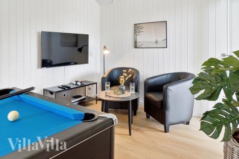 Konkurrer i feriehusets aktivitetsrom når dere besøker luksushus nr. 644 i Lolland/Falster/Møn.