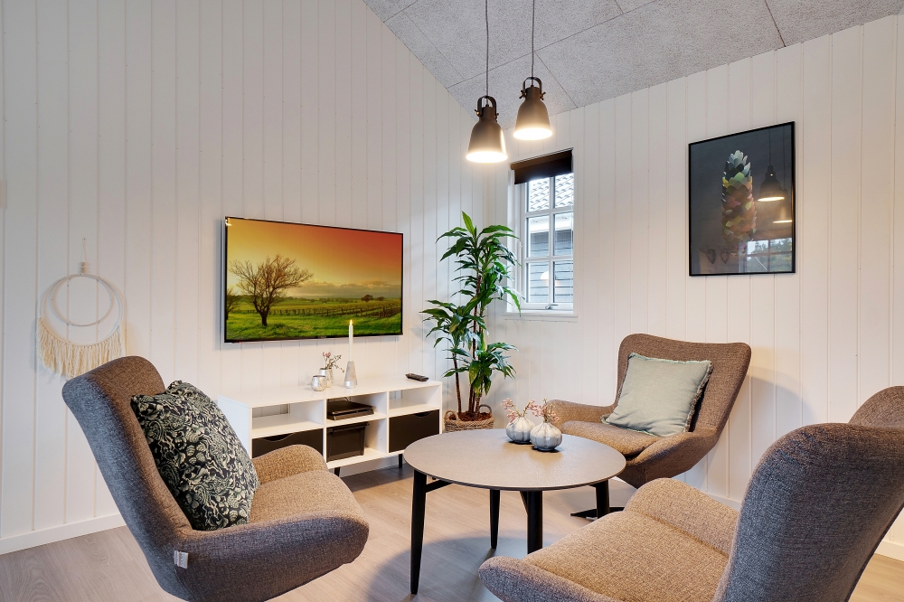 Konkurrer i feriehusets aktivitetsrom når dere besøker luksushus nr. 810 i Østjylland.