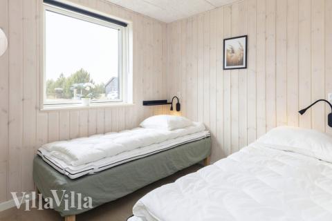 Et av de 5 soverommene i luksushus nr. 649 i Lolland/Falster/Møn.