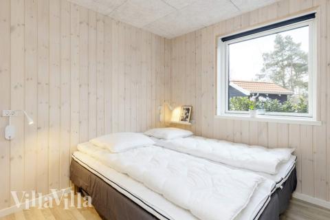 Et av de 4 soverommene i luksushus nr. 650 i Lolland/Falster/Møn.