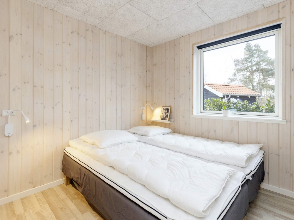 Et av de 4 soverommene i luksushus nr. 650 i Lolland/Falster/Møn.