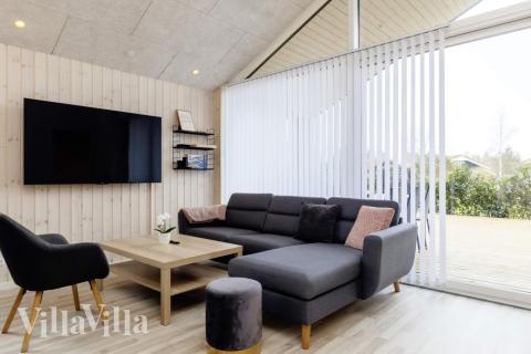 Sofakroken i luksushus nr. 650 i Lolland/Falster/Møn.