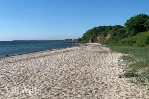 Den flotte stranden nær luksushus nr. 657 ved Sydjylland.