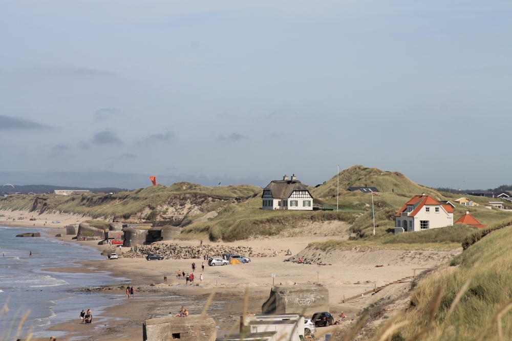 Den flotte stranden nær luksushus nr. 658 ved Nordjylland.