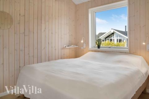 Et av de 5 soverommene i luksushus nr. 661 i Lolland/Falster/Møn.