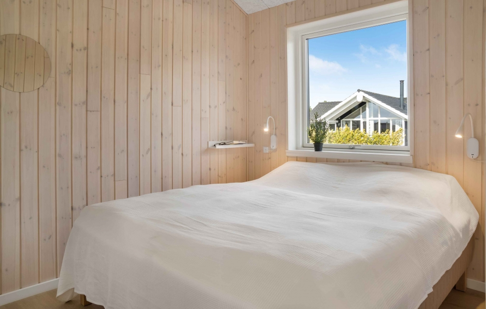 Et av de 5 soverommene i luksushus nr. 661 i Lolland/Falster/Møn.