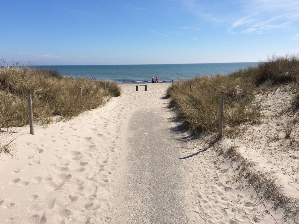 Stranden nær luksushus nr. 661.
