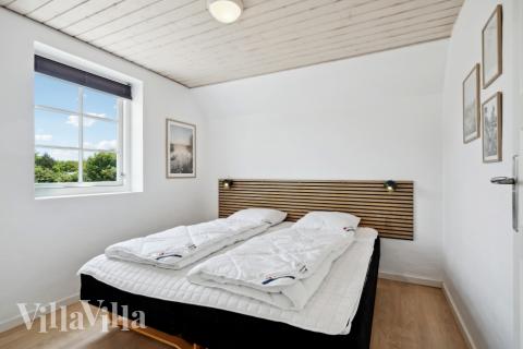 Et av de 7 soverommene i luksushus nr. 678 i Vestjylland.