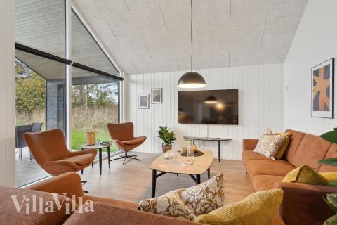 Sofakroken i luksushus nr. 647 i Fyn og øyer.