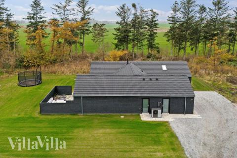 Dette lekre huset med svømmebasseng, nr. 647, med plass til 14 personer, ligger i Fyn og øyer