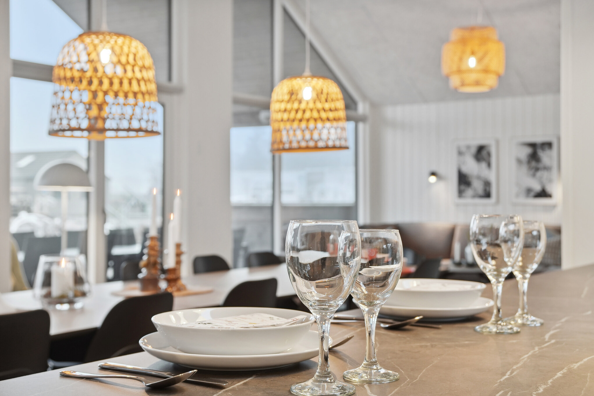 Oppholdsrom med plass til 16 i luksushus nr. 630.