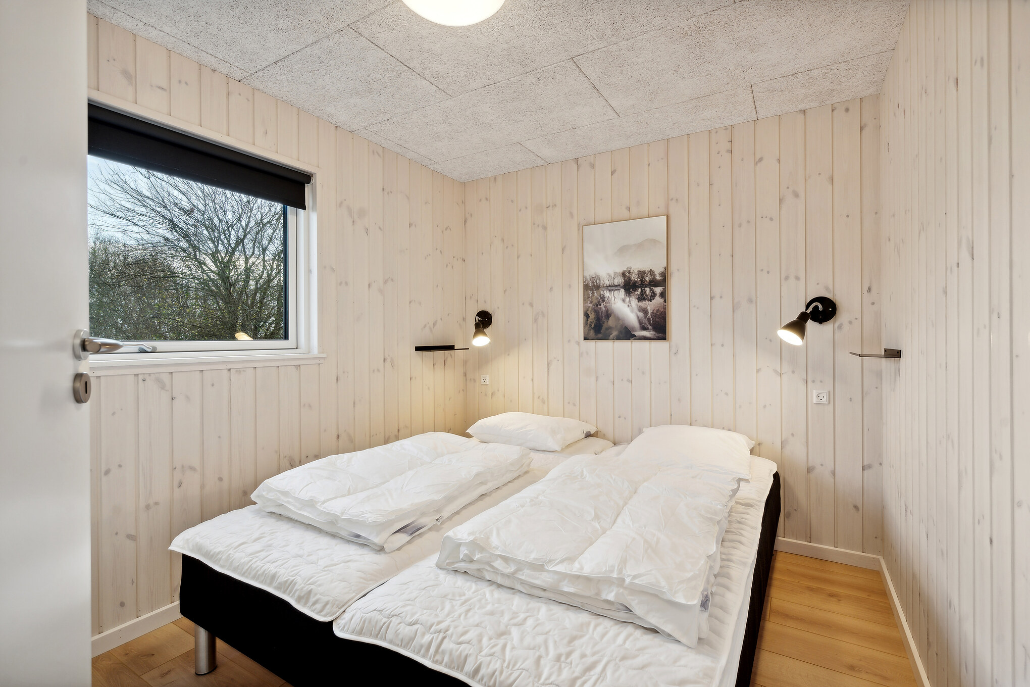Et av de 7 soverommene i luksushus nr. 662 i Sydjylland.