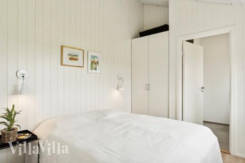 Et av de 5 soverommene i luksushus nr. 669 i Nordjylland.