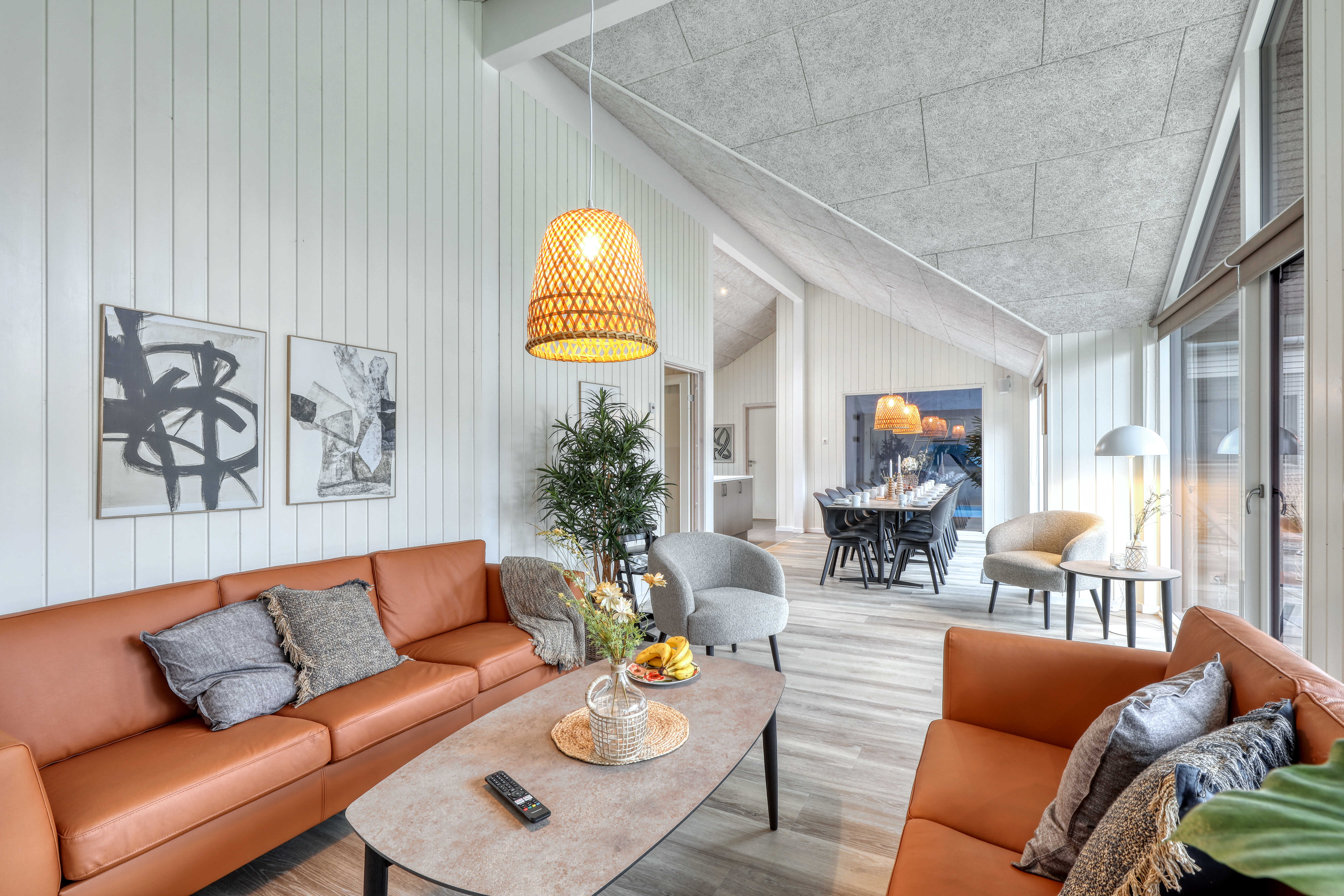 Sofakroken i luksushus nr. 767 i Tyskland.