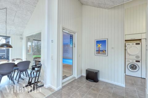 Det romslige inngangspartiet til luksushus nr. 760 i Tyskland