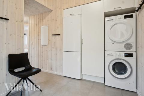 Det romslige inngangspartiet til luksushus nr. 597 i Sydjylland