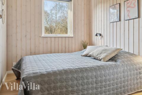 Et av de 6 soverommene i luksushus nr. 681 i Nordsjælland.