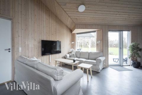 Sofakroken i luksushus nr. 275 i Nordsjælland.