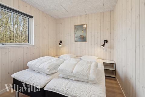 Et av de 7 soverommene i luksushus nr. 663 i Sydjylland.