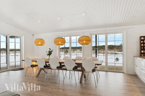 Luksushus nr. 693 har et flott oppholdsrom.