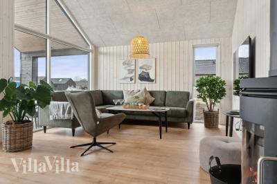 Sofakroken i luksushus nr. 655 i Fyn og øyer.