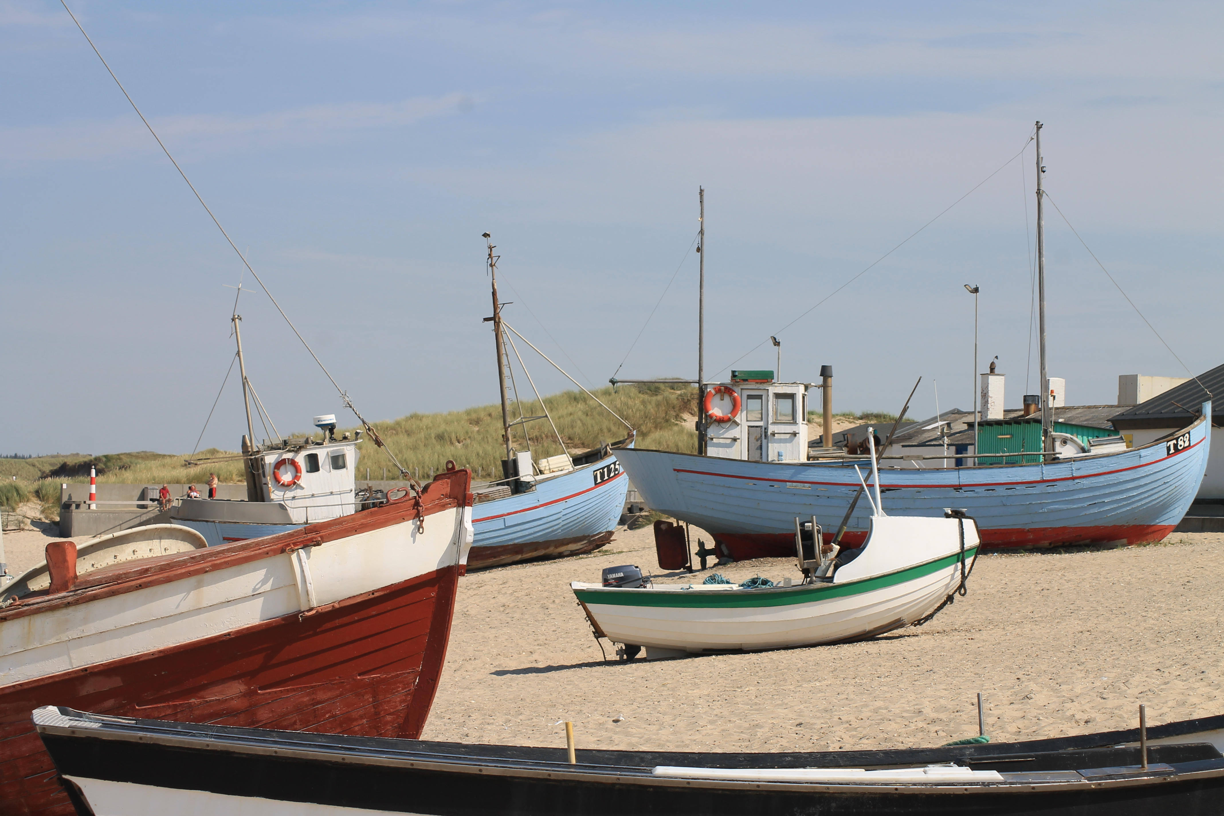 Stranden nær luksushus nr. 607.