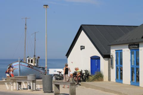 Den flotte stranden nær luksushus nr. 607 ved Nordjylland.
