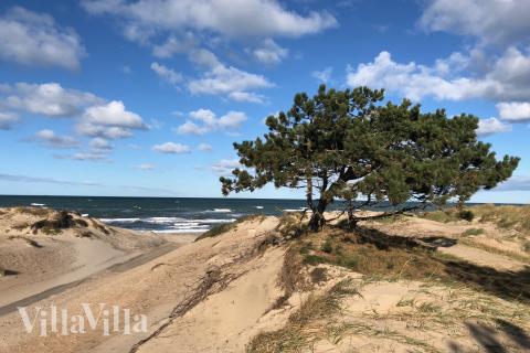 Stranden nær luksushus nr. 693.