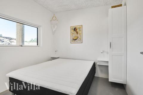 Et av de 4 soverommene i luksushus nr. 687 i Vestjylland.