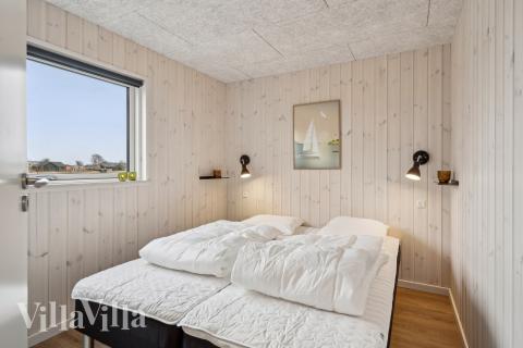 Et av de 5 soverommene i luksushus nr. 648 i Fyn og øyer.