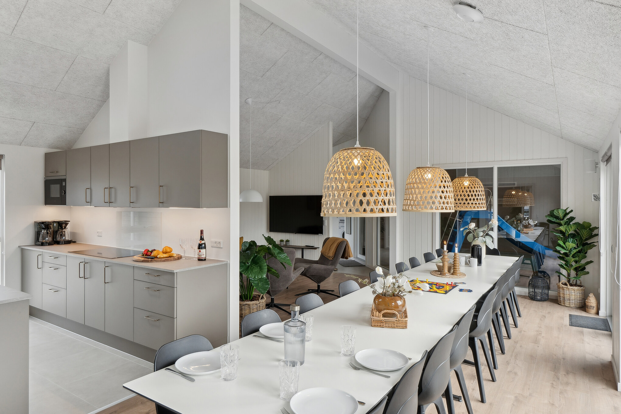 Kjøkkenet i luksushus nr. 658 er godt innrettet.