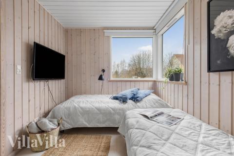 Et av de 7 soverommene i luksushus nr. 339 i Nordsjælland.