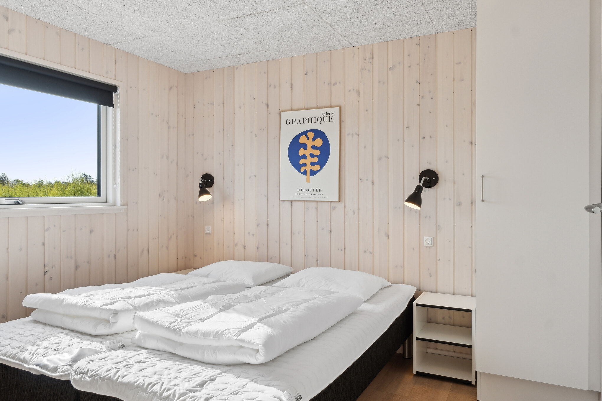 Et av de 8 soverommene i luksushus nr. 697 i Lolland/Falster/Møn.