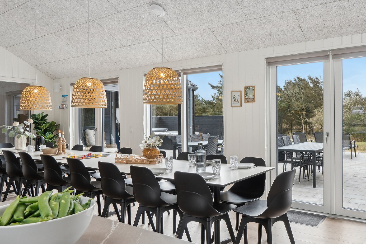 Oppholdsrom med plass til 20 i luksushus nr. 697.